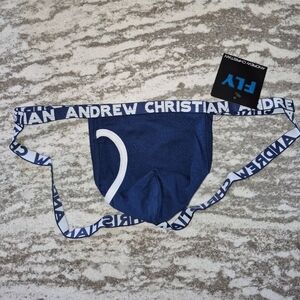 Andrew Christian Men's FLY Jockstrap Underwear Size Large NEW